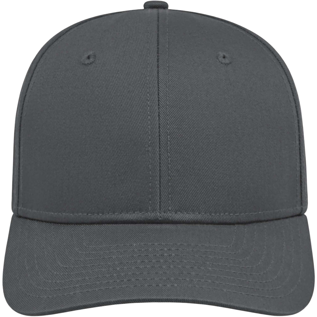 Cap America Original Snapback Cap in Poly Cotton Embroidery - Graphite - Front