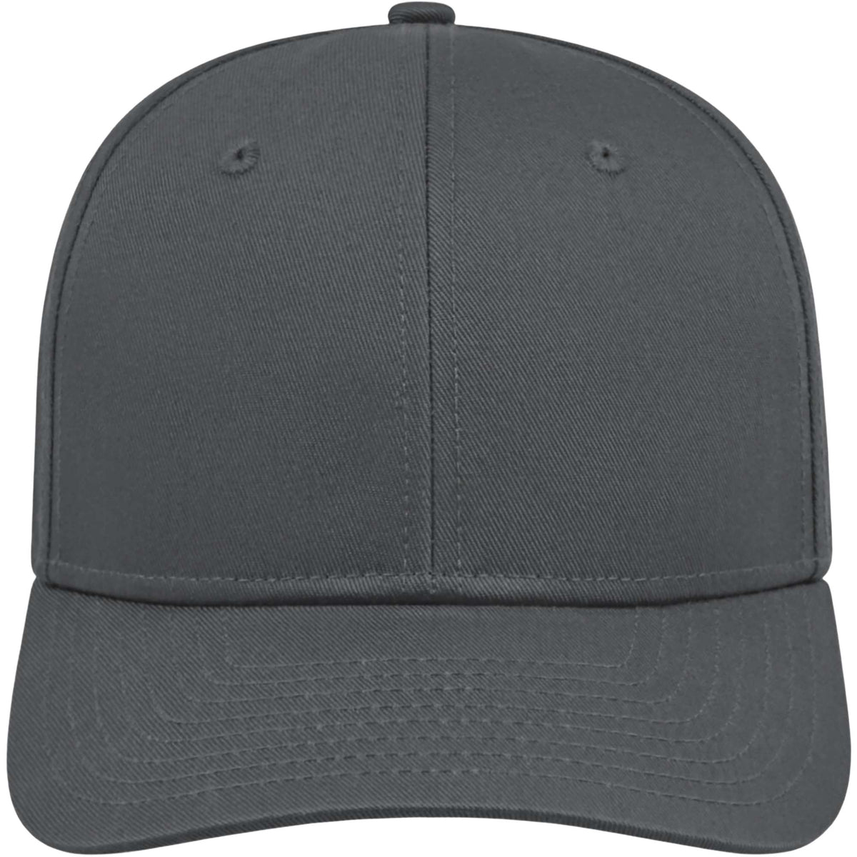 Cap America Original Snapback Cap in Poly Cotton Embroidery - Graphite - Front