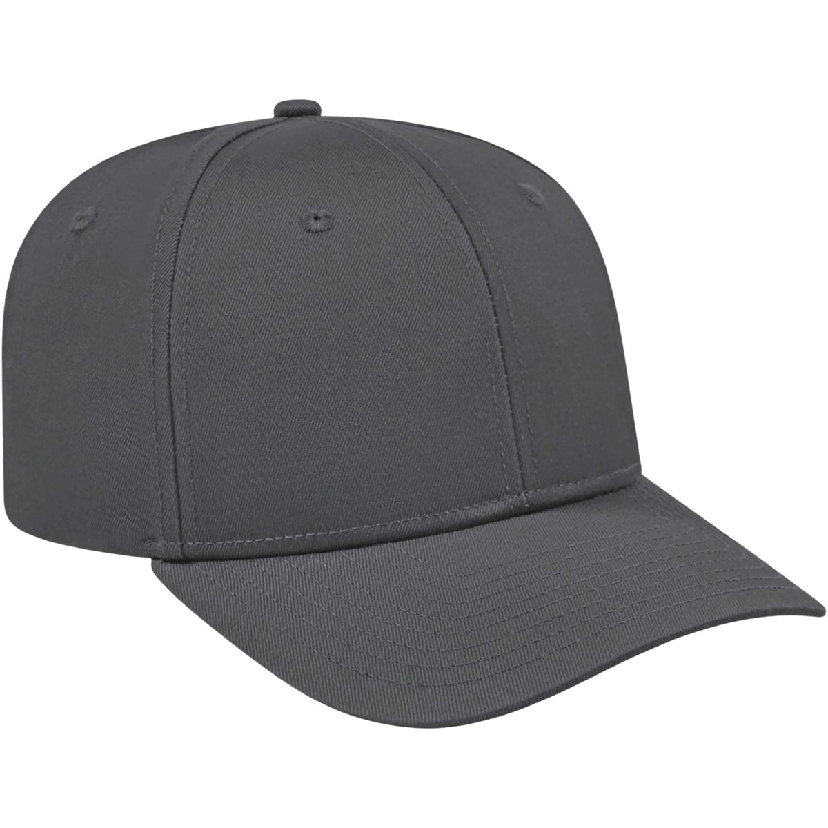 Cap America Original Snapback Cap in Poly Cotton Embroidery - Graphite - Left Angle