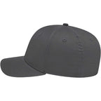 Cap America Original Snapback Cap in Poly Cotton Embroidery - Graphite - Left Side