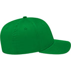 Cap America Original Snapback Cap in Poly Cotton Embroidery - Kelly Green - Right Side