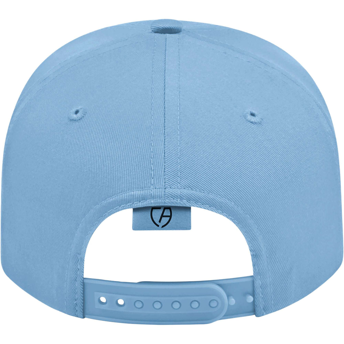 Cap America Original Snapback Cap in Poly Cotton Embroidery - Light Blue - Back