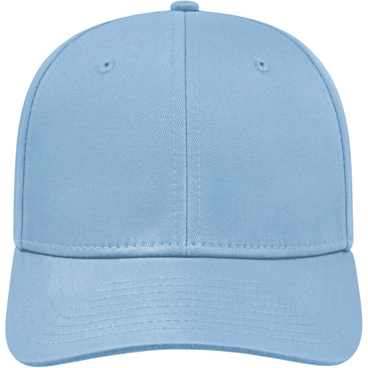 Cap America Original Snapback Cap in Poly Cotton Embroidery - Light Blue - Front