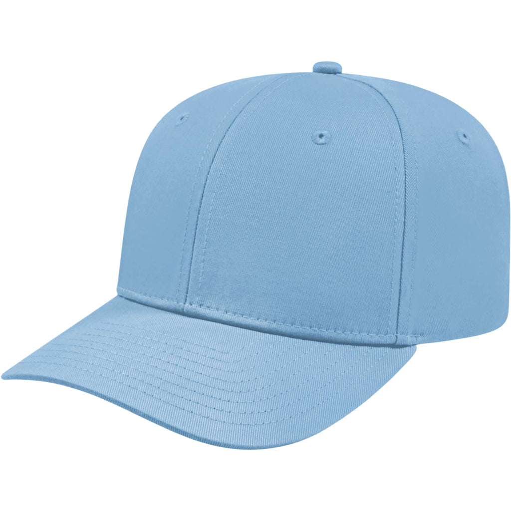 Cap America Original Snapback Cap in Poly Cotton Embroidery - Light Blue - Right Angle