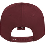 Cap America Original Snapback Cap in Poly Cotton Embroidery - Maroon MA - Back