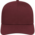 Cap America Original Snapback Cap in Poly Cotton Embroidery - Maroon MA - Front