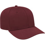Cap America Original Snapback Cap in Poly Cotton Embroidery - Maroon MA - Left Angle