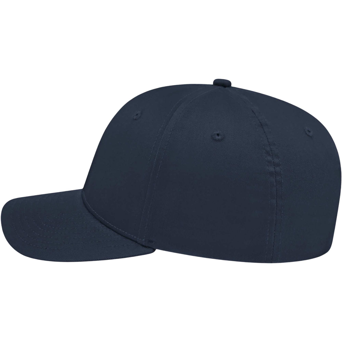 Cap America Original Snapback Cap in Poly Cotton Embroidery - Navy - Left Side