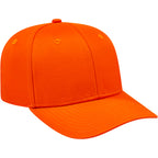 Cap America Original Snapback Cap in Poly Cotton Embroidery - Orange - Left Angle