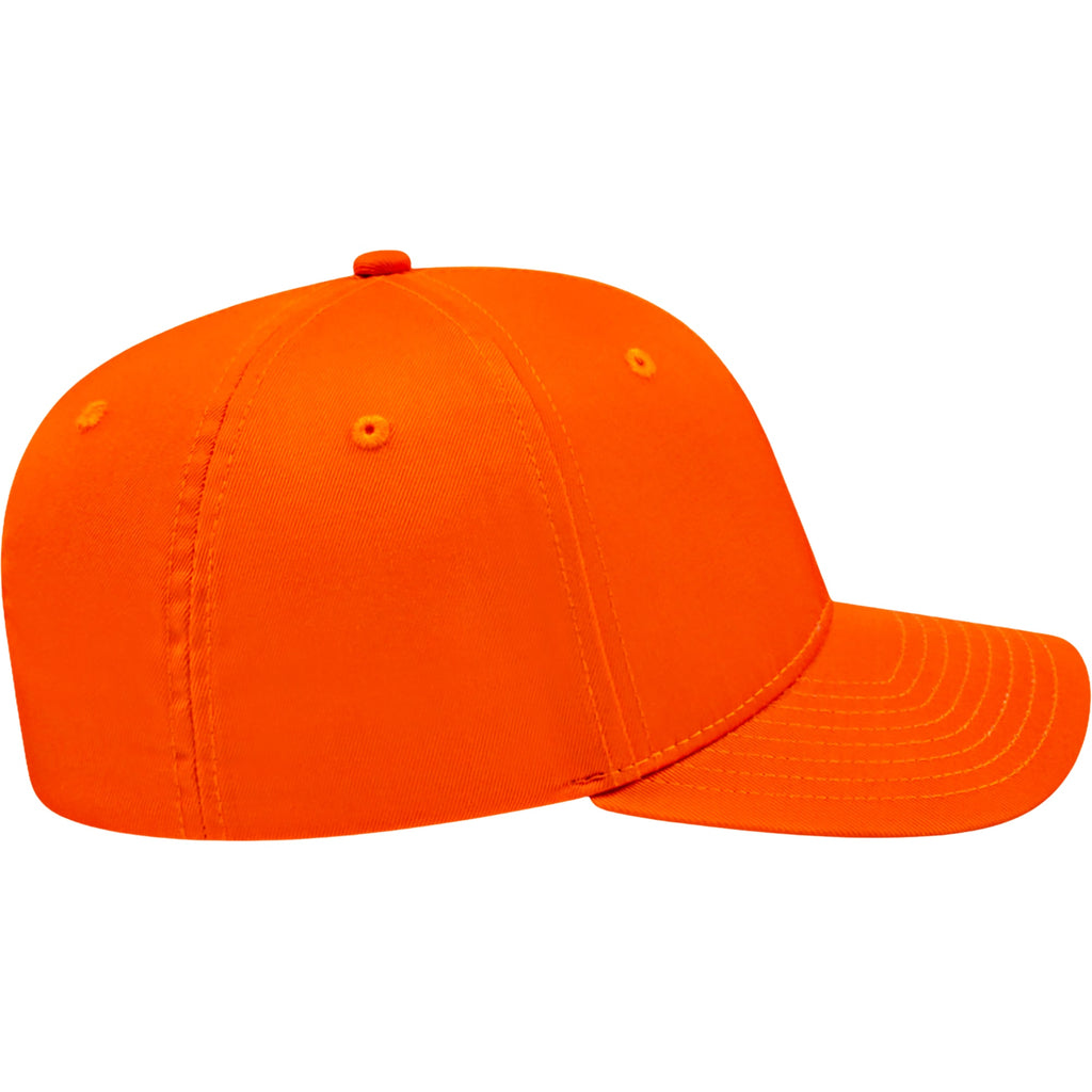 Cap America Original Snapback Cap in Poly Cotton Embroidery - Orange - Right Side