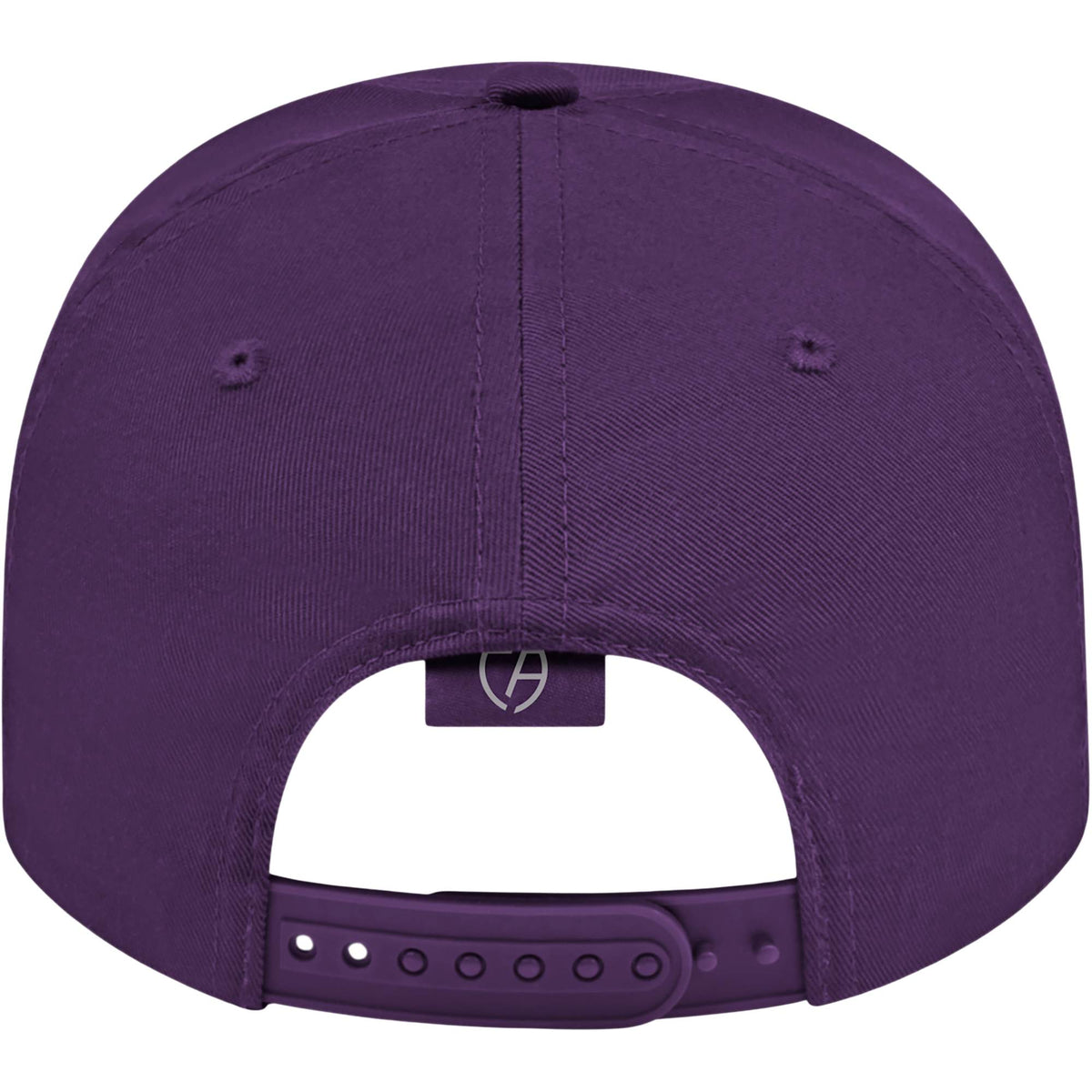 Cap America Original Snapback Cap in Poly Cotton Embroidery - Purple - Back 2