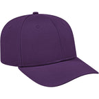 Cap America Original Snapback Cap in Poly Cotton Embroidery - Purple - Left Angle 2