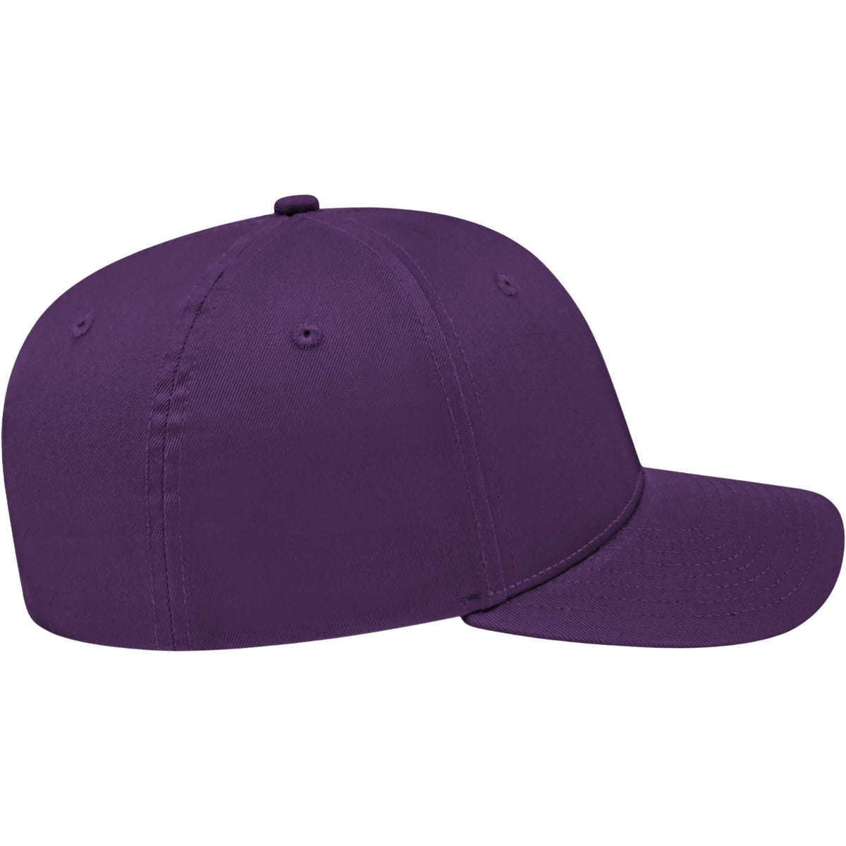 Cap America Original Snapback Cap in Poly Cotton Embroidery - Purple - Right Side