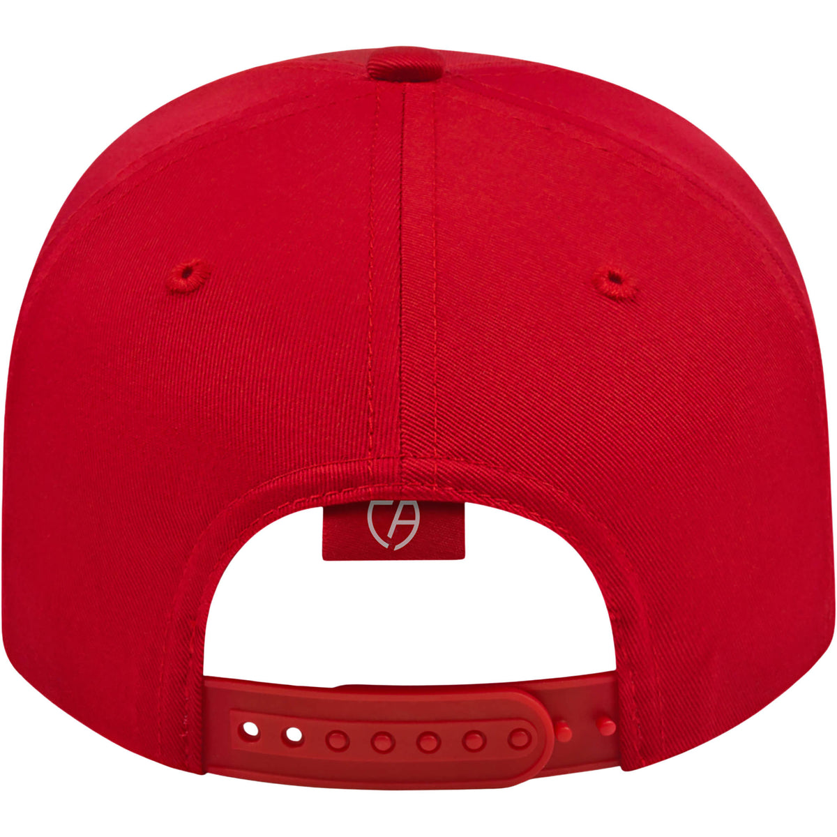 Cap America Original Snapback Cap in Poly Cotton Embroidery - Red - Back 2