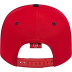 Cap America Original Snapback Cap in Poly Cotton Embroidery - Red/Navy - Back
