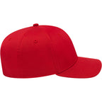 Cap America Original Snapback Cap in Poly Cotton Embroidery - Red - Right Side