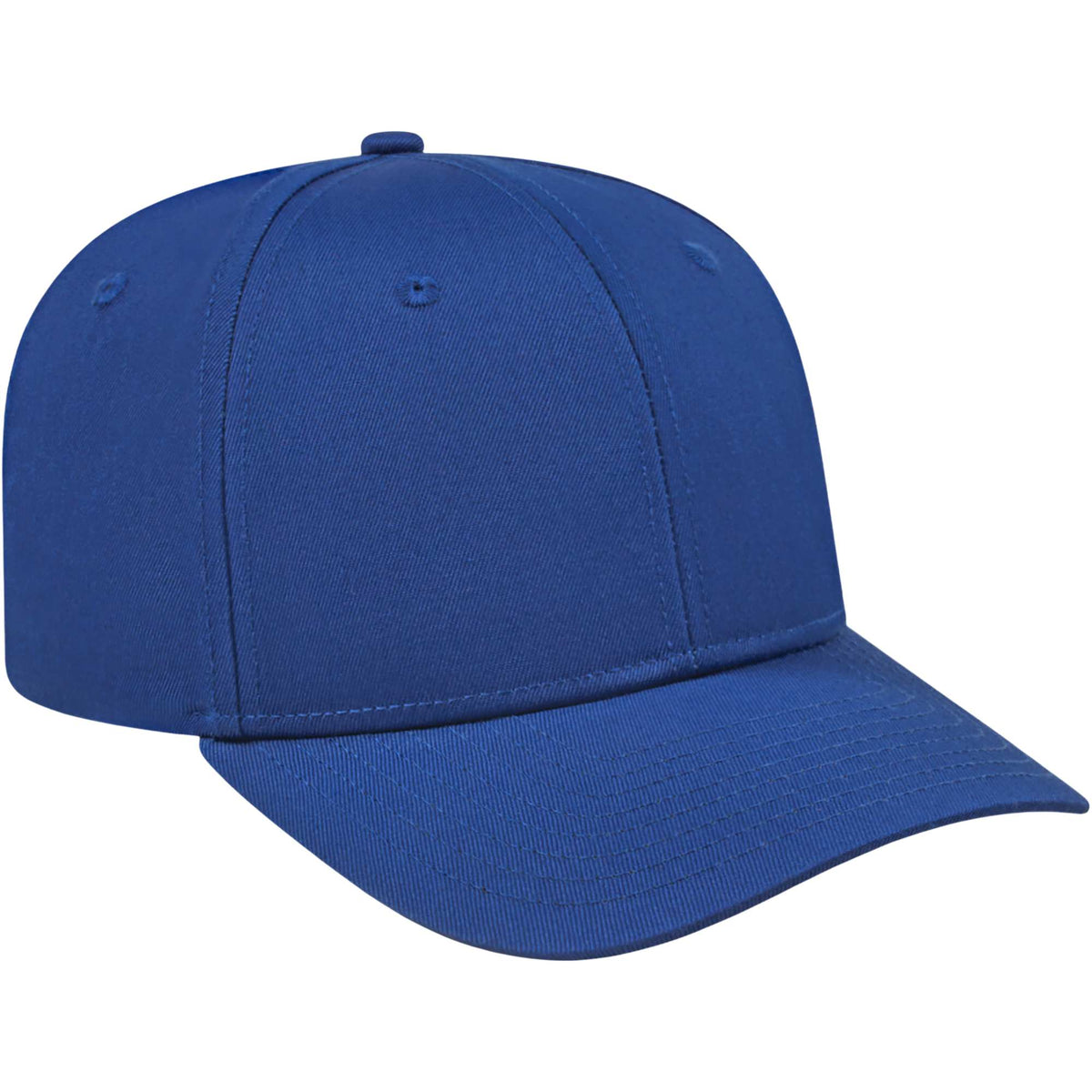 Cap America Original Snapback Cap in Poly Cotton Embroidery - Royal - Left Angle