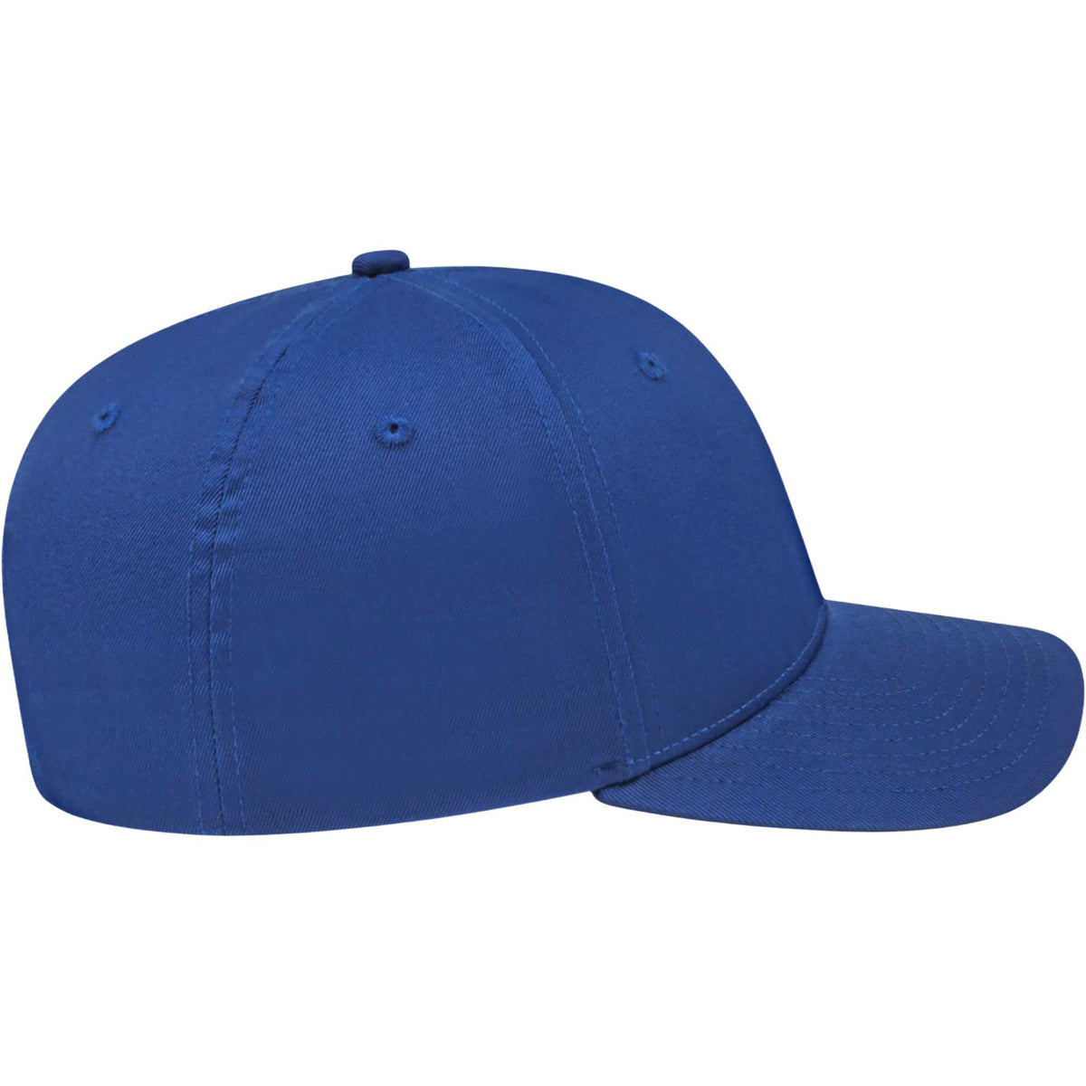 Cap America Original Snapback Cap in Poly Cotton Embroidery - Royal - Right Side