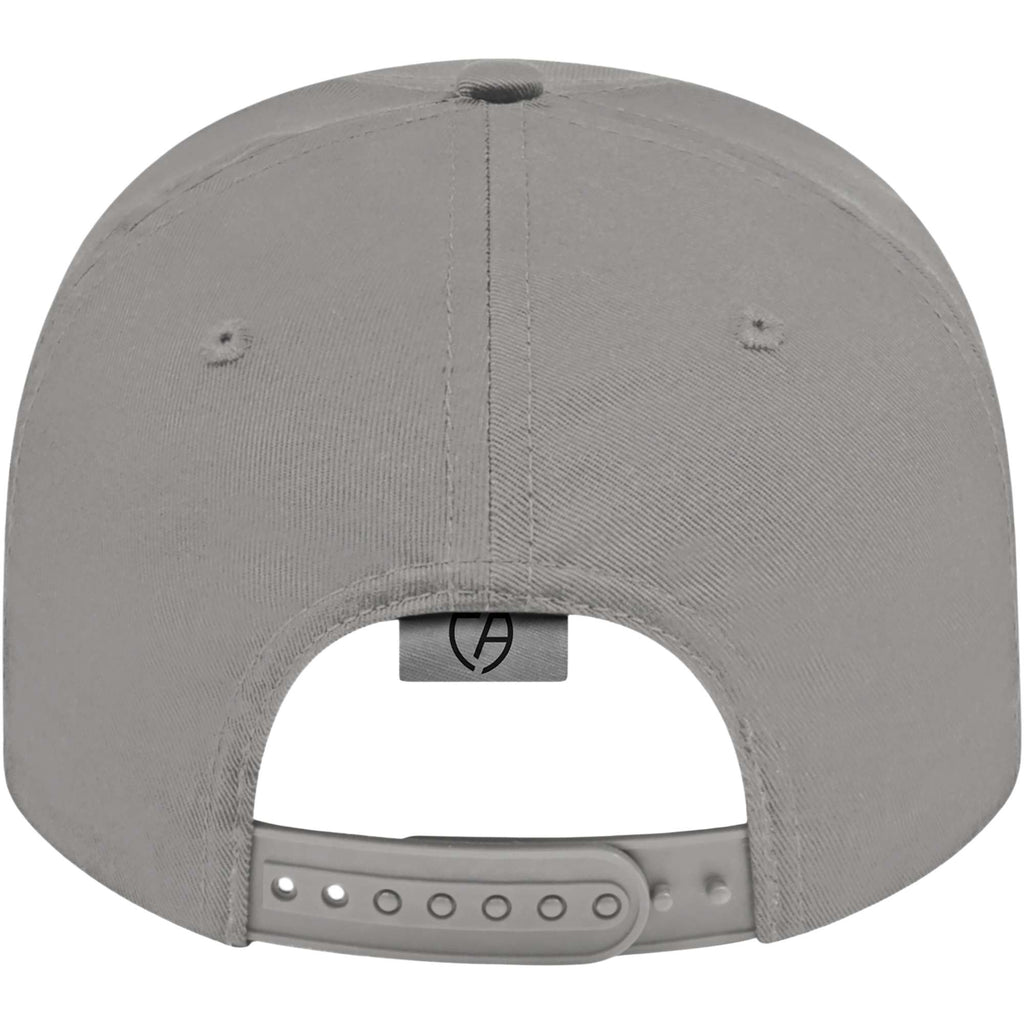 Cap America Original Snapback Cap in Poly Cotton Embroidery - Silver - Back