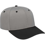 Cap America Original Snapback Cap in Poly Cotton Embroidery - Silver/Black - Left Angle