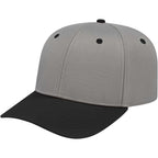 Cap America Original Snapback Cap in Poly Cotton Embroidery - Silver/Black - Right Angle