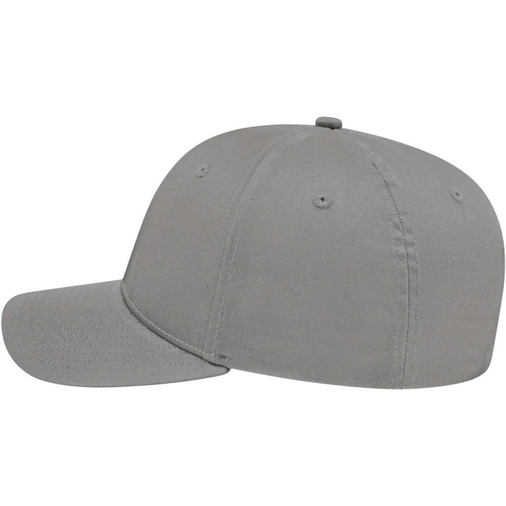 Cap America Original Snapback Cap in Poly Cotton Embroidery - Silver - Left Side