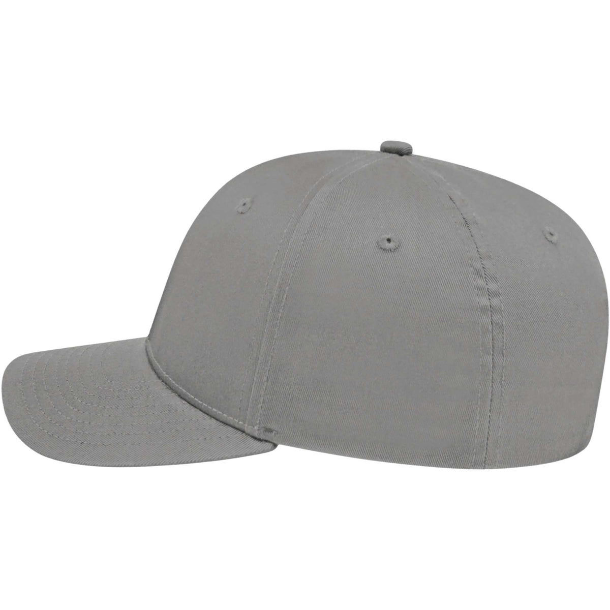 Cap America Original Snapback Cap in Poly Cotton Embroidery - Silver - Left Side