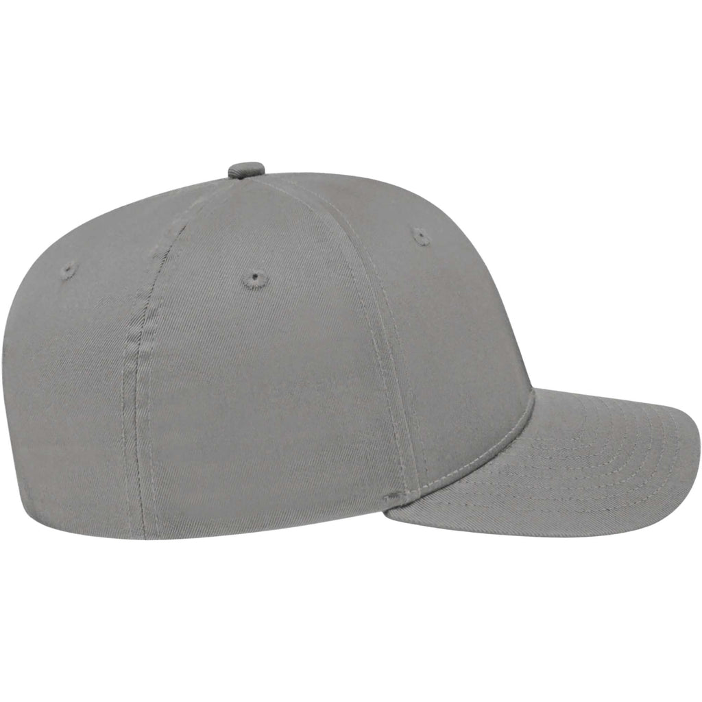 Cap America Original Snapback Cap in Poly Cotton Embroidery - Silver - Right Side