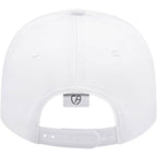 Cap America Original Snapback Cap in Poly Cotton Embroidery - White - Back