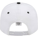 Cap America Original Snapback Cap in Poly Cotton Embroidery - White/Black - Back