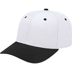 Cap America Original Snapback Cap in Poly Cotton Embroidery - White/Black - Right Angle