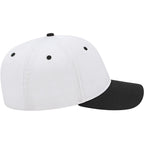 Cap America Original Snapback Cap in Poly Cotton Embroidery - White/Black - Right Side