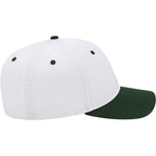 Cap America Original Snapback Cap in Poly Cotton Embroidery - White/Green - Right Side