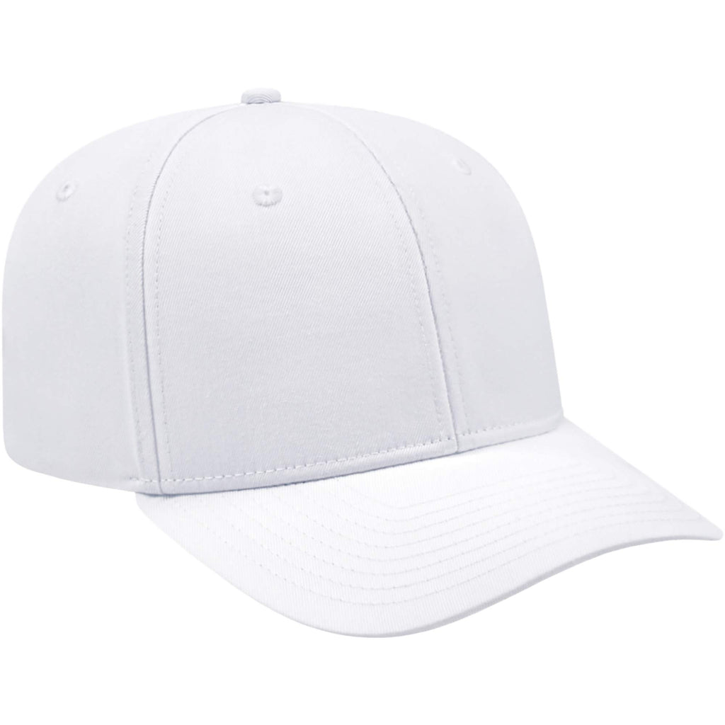Cap America Original Snapback Cap in Poly Cotton Embroidery - White - Left Angle