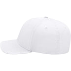 Cap America Original Snapback Cap in Poly Cotton Embroidery - White - Left Side