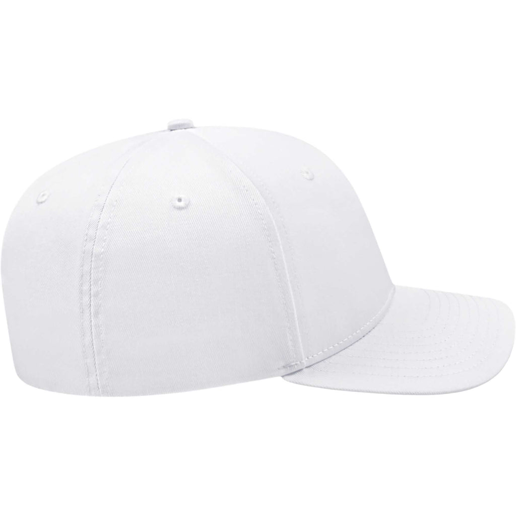 Cap America Original Snapback Cap in Poly Cotton Embroidery - White - Right Side