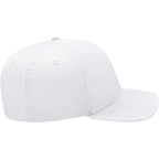 Cap America Original Snapback Cap in Poly Cotton Embroidery - White - Right Side