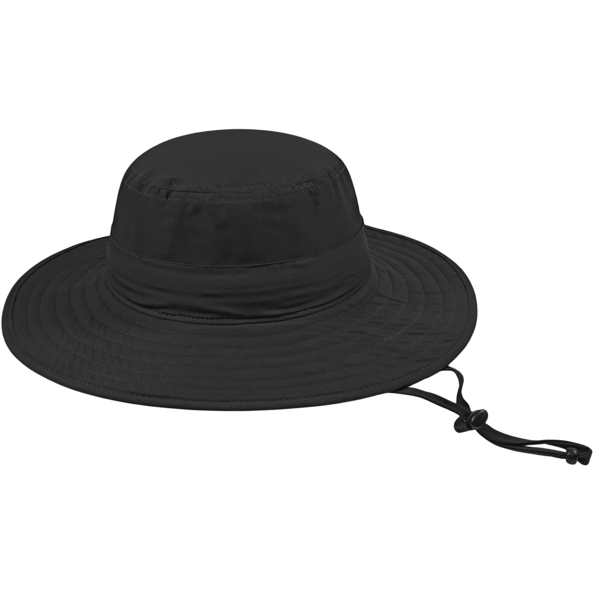Cap America Performance Boonie Hat Embroidery - Black - Front
