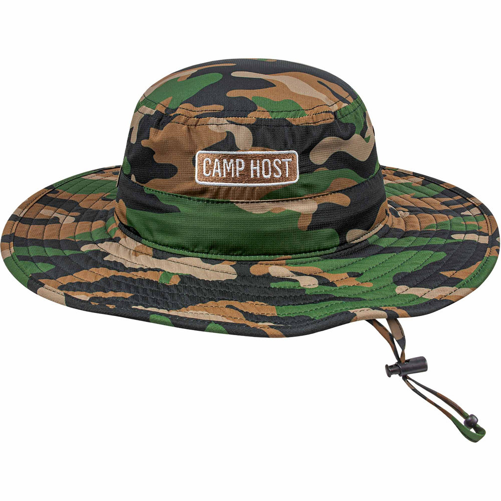 Cap America Performance Boonie Hat Embroidery - Camouflage - Front