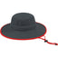 Cap America Performance Boonie Hat Embroidery - Graphite/Red - Front
