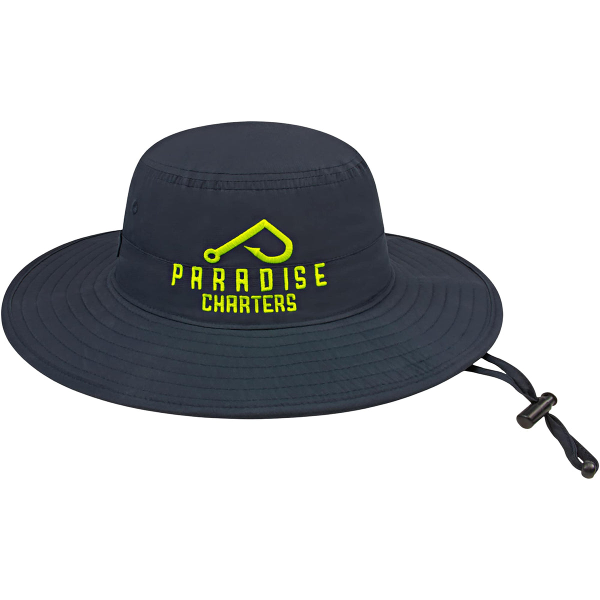 Cap America Performance Boonie Hat Embroidery - Navy - Front