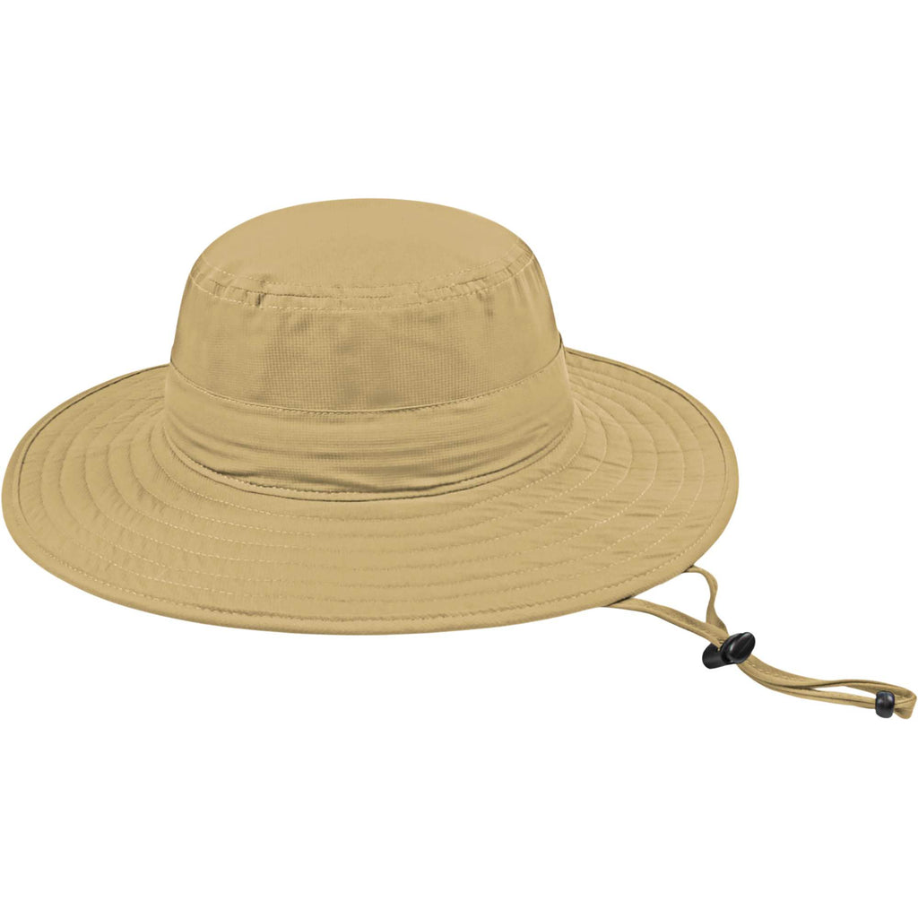 Cap America Performance Boonie Hat Embroidery - Sand - Front