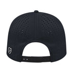 Cap America Performance Cap with Perforated Sides Embroidery - Black - Back