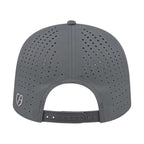 Cap America Performance Cap with Perforated Sides Embroidery - Graphite - Back