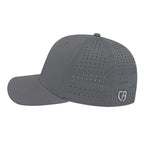 Cap America Performance Cap with Perforated Sides Embroidery - Graphite - Right Side