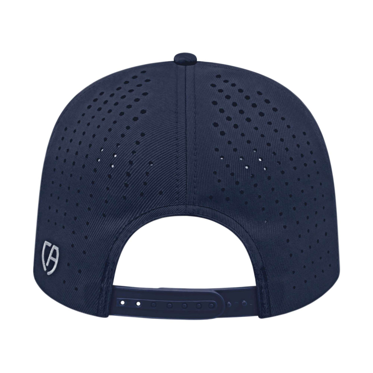 Cap America Performance Cap with Perforated Sides Embroidery - Navy - Back