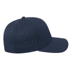 Cap America Performance Cap with Perforated Sides Embroidery - Navy - Left Side