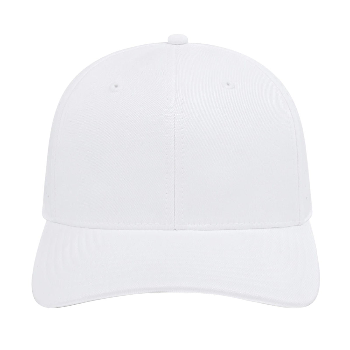 Cap America Performance Cap with Perforated Sides Embroidery - White - Front 2
