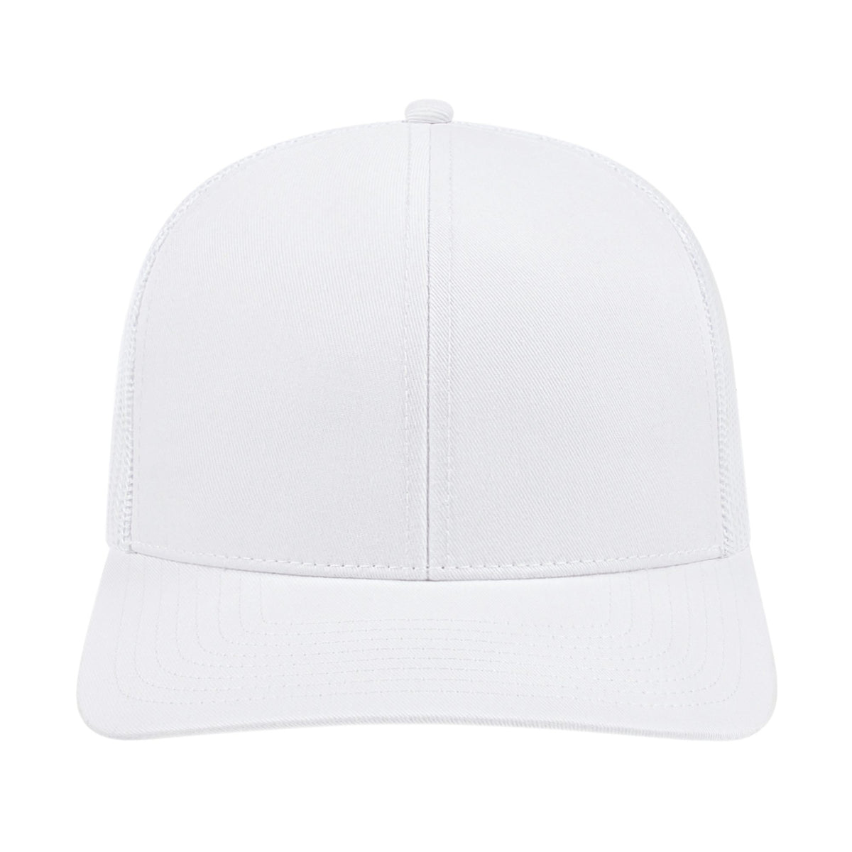 Cap America Poly Cotton Trucker Cap with Mesh Back Embroidery - White - Photo 5
