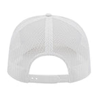 Cap America Poly Cotton Trucker Cap with Mesh Back Embroidery - White - Photo